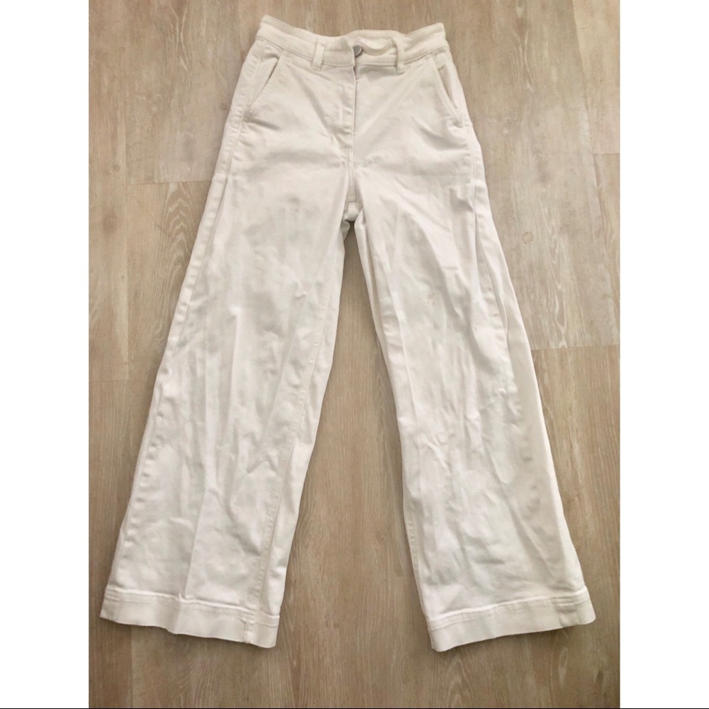 Everlane Wide Leg Cropped Pant